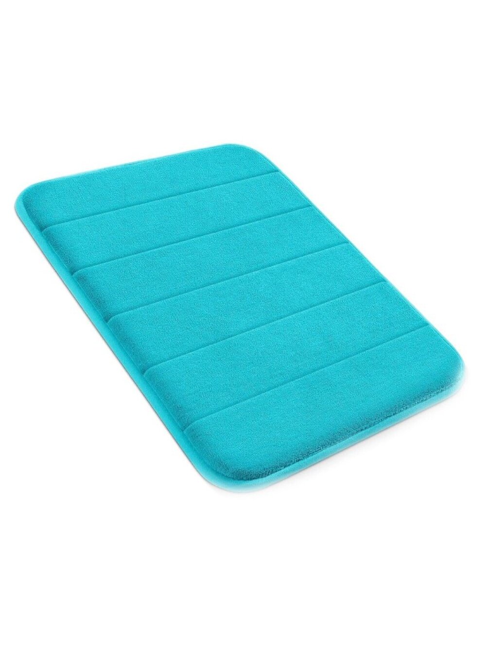 Memory Foam Bath Mat Rug 24 x 17" Comfortable Soft Super Lake Blue